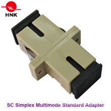Sc Simplex Multimode Standard Kunststoff Faseroptik Adapter